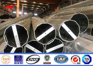 Quality Iso Electric Power Metal Utility Pole For 132kv Transmission Line Project wholesale