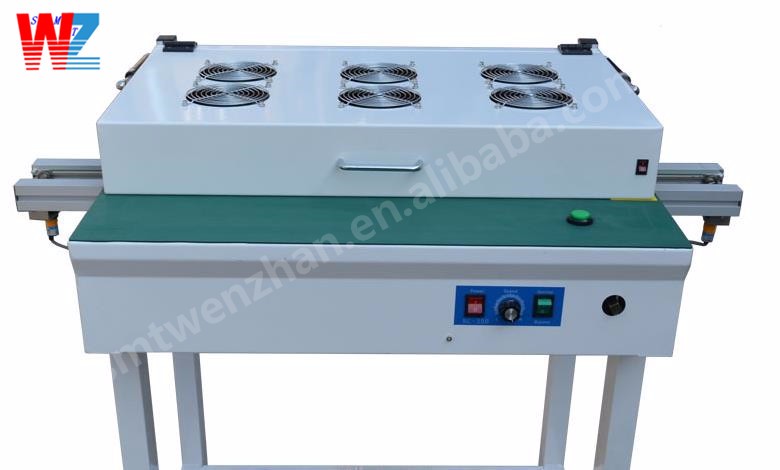 AC220V 1200mm/Min PCB Inspection Conveyor With Cooling Fan