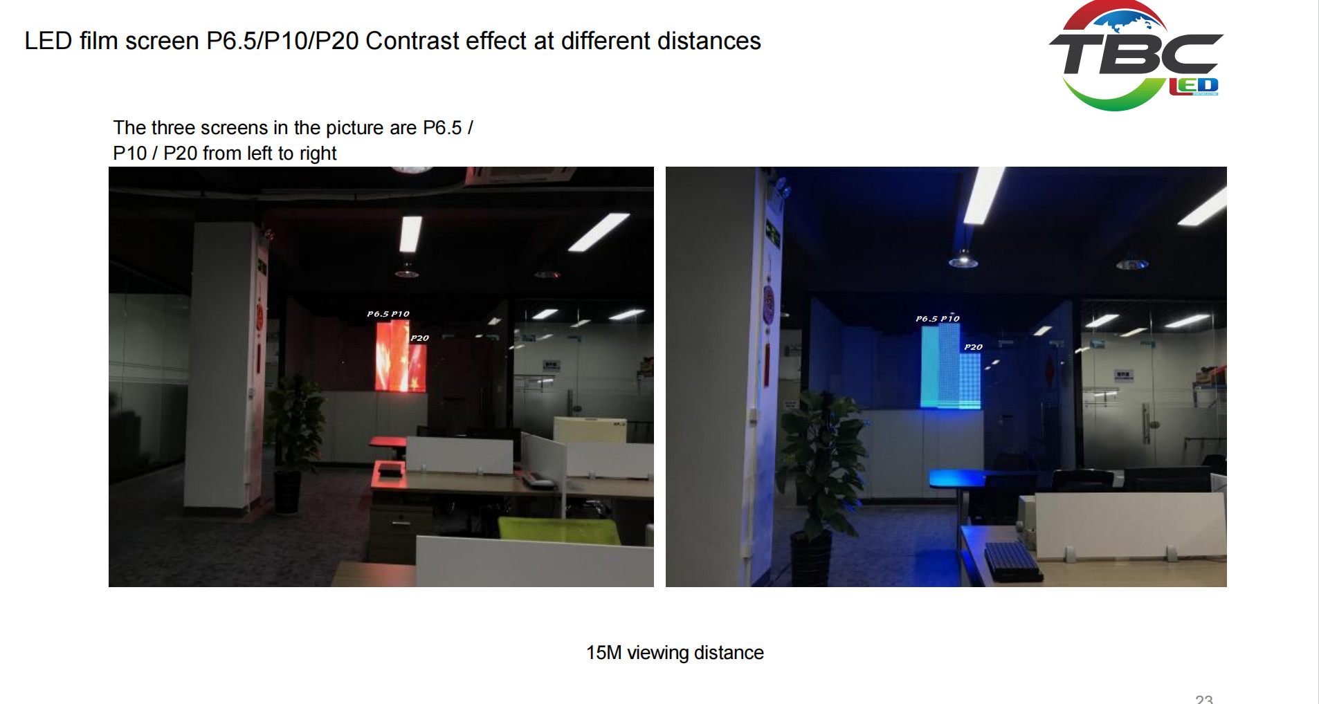 P20 SMD 2121 Transparent Led Display Screen IP65 Protection