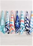 30cmx80cm 200gsm Sport Microfiber Towel , Smooth Microfiber Cloth