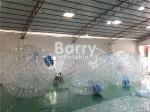 TPU / PVC Inflatable Land Zorb Ball , Clear Body Bumper Zorb Ball