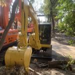 Japan HydraulicUsed Komatsu 56-7/60-7/70-8 excavator for sale, good condition,
