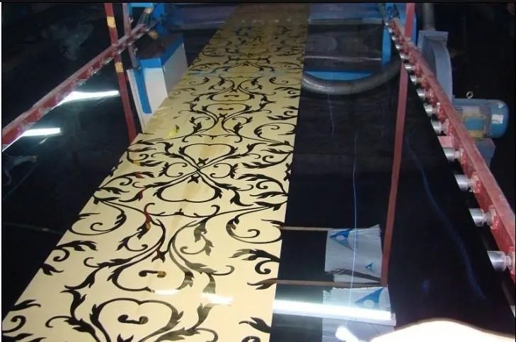 BIS JIS GS Decorative Stainless Steel Sheets With Unique Surface Etchings