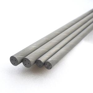 Quality K30 Hardened Steel Cutting Tools HRA 94 Carbide Rods With Helical Coolant Holes wholesale