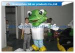 Green Head Frog Inflatable Cartoon Characters Inflatable Animal Costume Adult