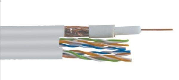 2*Cat.5e UTP & RG6