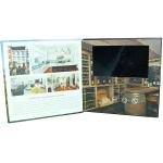 Business Booklet LCD Video Brochure 4 Color CMYK Printing 4GB Memory