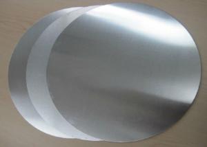 Quality Non Stick Fry Pan 1000 Series Aluminum Round Disc Silver Corrosion Resistance wholesale