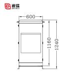 Air Conditioning Outdoor Network Cabinet for Outdoor Network Reliability Boost