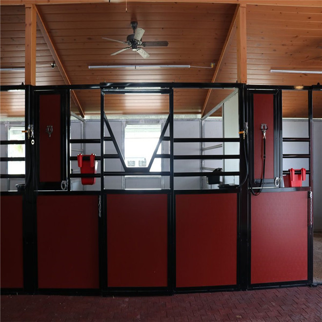 Welded Carbonized Menards European Horse Stall Fit Out Large Size 14ft