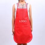 Non-woven fabric apron waterproof anti-pollution advertising apron 45*65cm logo