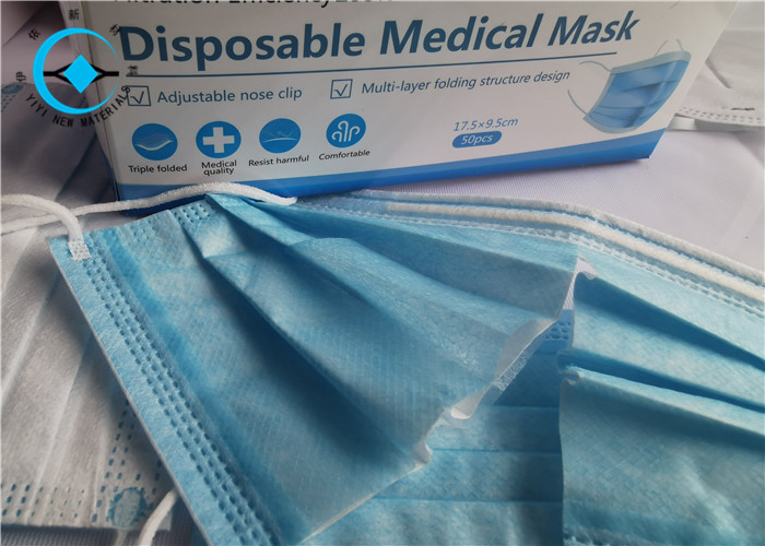 Bfe95% Disposable Earloop Face Mask Anti Bacterial Soft Non Irritating