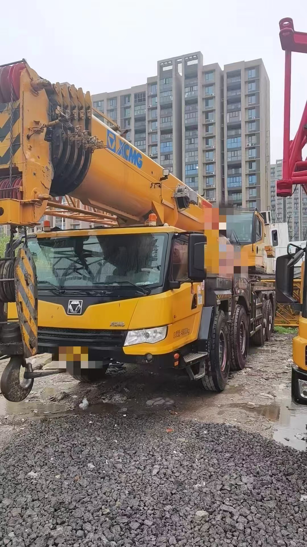XCMG Heavy Equipment XCT80L6 80Ton Used Mobile Truck Crane for Sale