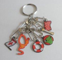 Quality Customer Designs Promotional Metal Keyrings with lower price wholesale
