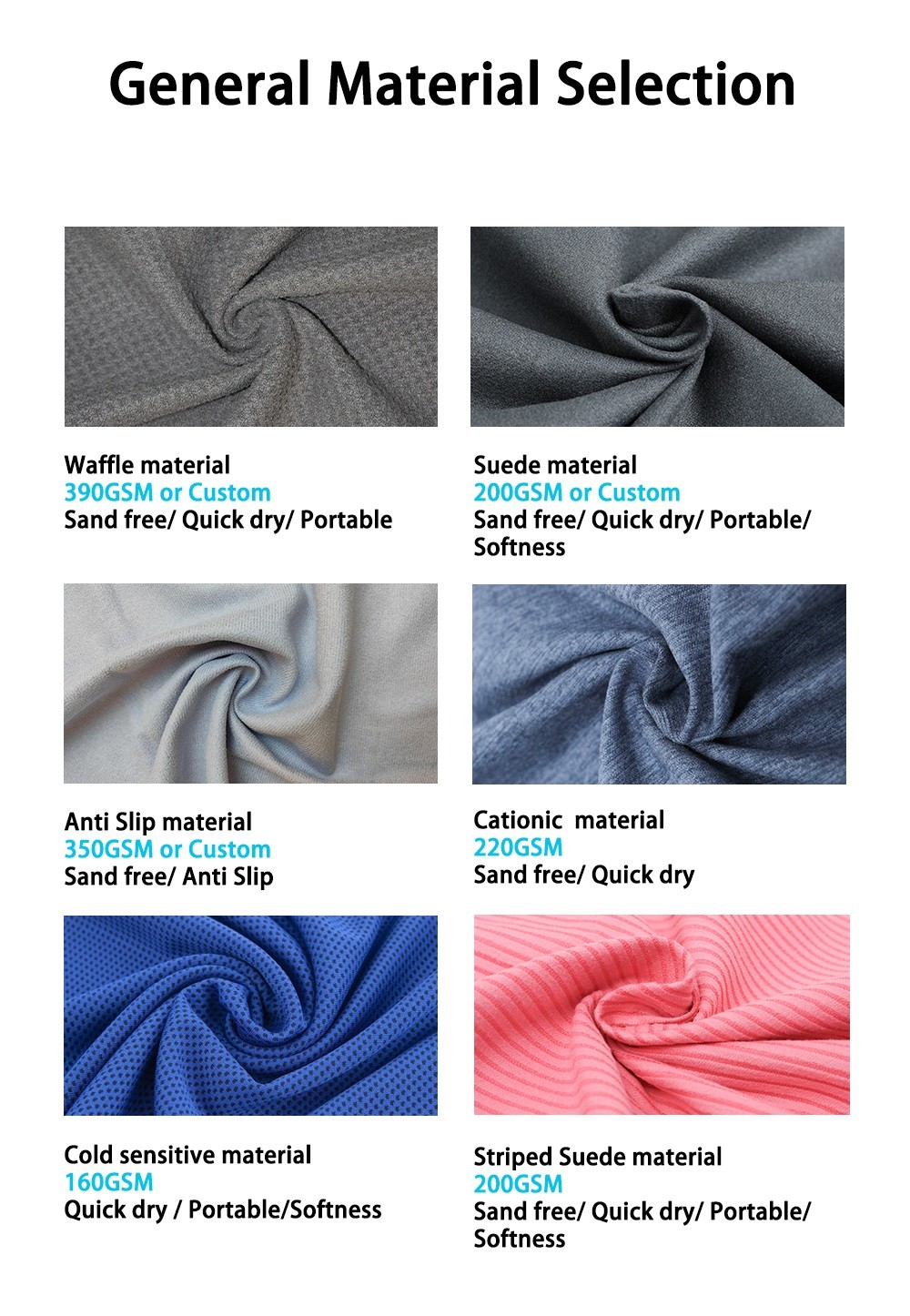 Summer Quick Dry Anti Sand Microfiber Striped Beach Towel With Bag