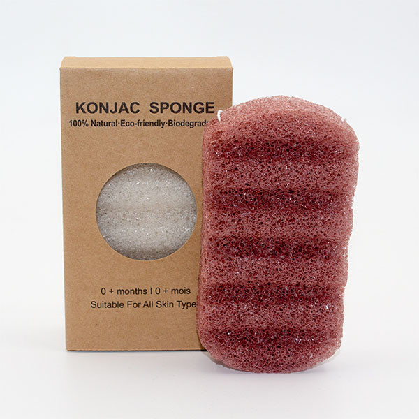 Body Cleaning Natural Konjac Wave Cleansing Sponge For Eczema Skin