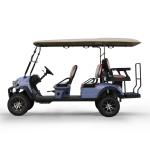 48V 5KW AC Motor Hunting Transport 6 Seater Golf Cart with Front Drum Rear Drum