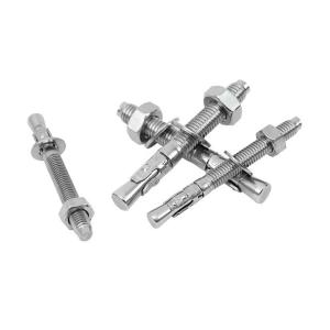 China Plain SS M10 M16 M24 Wedge Anchor Bolt / Anchor Expansion Bolts for Concrete on sale