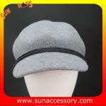 2276 Sun Accessory customized fashion winter 100% wool felt cowboy hats ,women