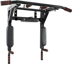 Quality Black Home Door Pull Up Bars Wall Mount Iron Gym Workout Bar wholesale