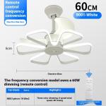 Nordic Inverter Ceiling Fan 52 Inch Silent Ceiling Fans For Bedroom / Dining