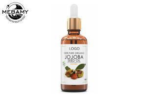 Quality 100 Percent Pure Essential Oils , Cold Pressed Jojoba Oil For Hair / Skin wholesale