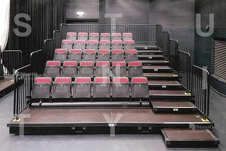 Multipurpose Customized Size Retractable Bleacher Seating