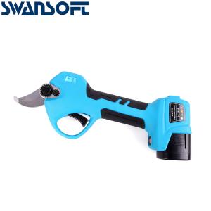 Quality 28mm Electric Pruning Shears Finger Protection Electric Pruner Scissors Battery Progressive Pruning Shear wholesale