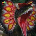 Roar Sound Dinosaur Animatronics In Theme Park Museum Exhibition