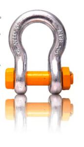 Quality Galvanized Steel WLL 30 Tonne 1.5 Inch Shackle Bow Type wholesale