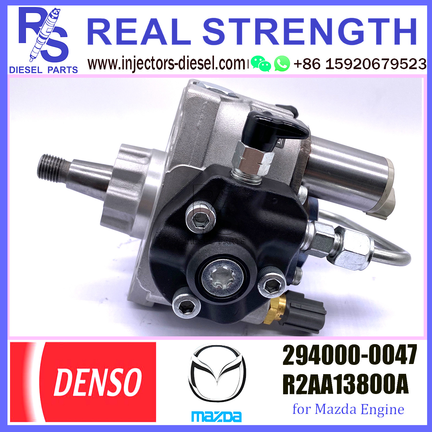 DENSO Fuel Pump for Mazda MPV RF-DI 294000-0047 R2AA13800A Diesel Engine Fuel Injection Pump 294000-0040 RF5C-13-800A