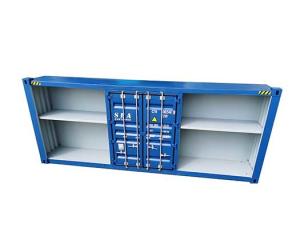 Quality Industrial Shipping Container Furniture Metal Storage Cabinet Locker Dining Shelf wholesale