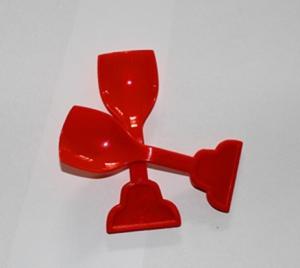 Quality plastic disposable spoon Ice cream plastic shovel wholesale