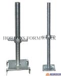 Jack Heads Scaffolding Leg Screws High Strength Steel Pipe BS1139 Standard