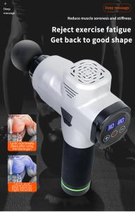 Quality Low Noise Carbon Fiber Massager Gun 60DB Battery Powered Massager Gun wholesale