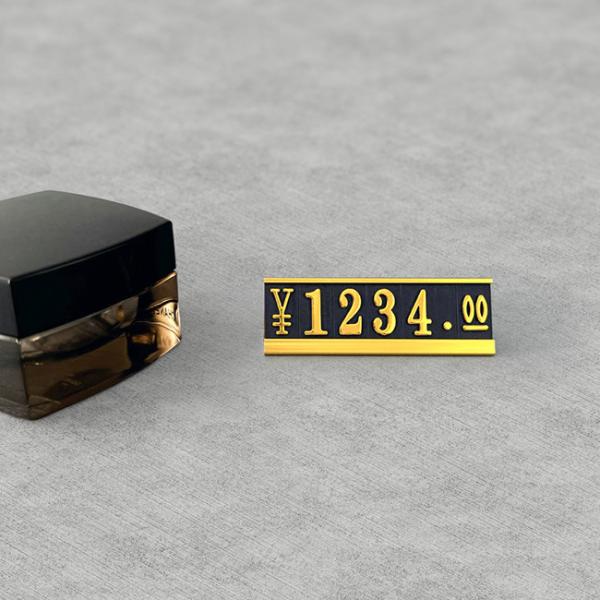 Cheap AaL-60-22 L Aluminum alloy base plastics Retail Price Display Tags for sale