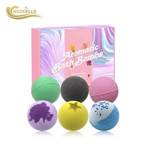 Quality Custom Label Organic Shea Butter Bath Bomb Gift Sets wholesale