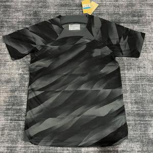 Quality 100% Polyester Fiber Long Lasting Black Fan Football Jersey wholesale