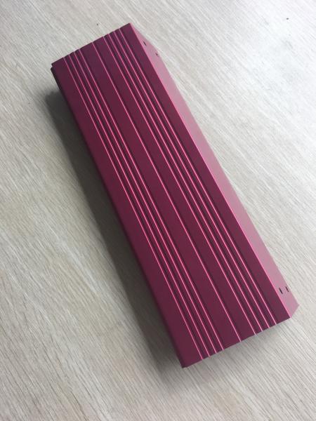 OEM Purple Pink Color Anodizing CNC machined metal parts Laser Cutting