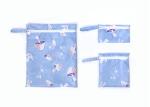 Polyester Cartoon Printing 30x40cm Reusable Sandwich Snack Bags