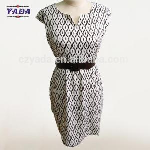 Quality African print model elegant styles woman oem plus size dirndl sexy ladies one piece dress for women wholesale