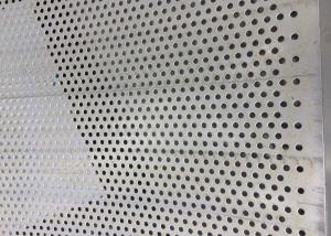 Quality 304 316 Micron Round Hole Decorative Punched 3mm Perforated Stainless Steel Sheet wholesale
