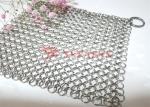 Food Grade Chain Mail Cast Iron Skillet Cleaner Woven With 1.2mmx10mm Rings