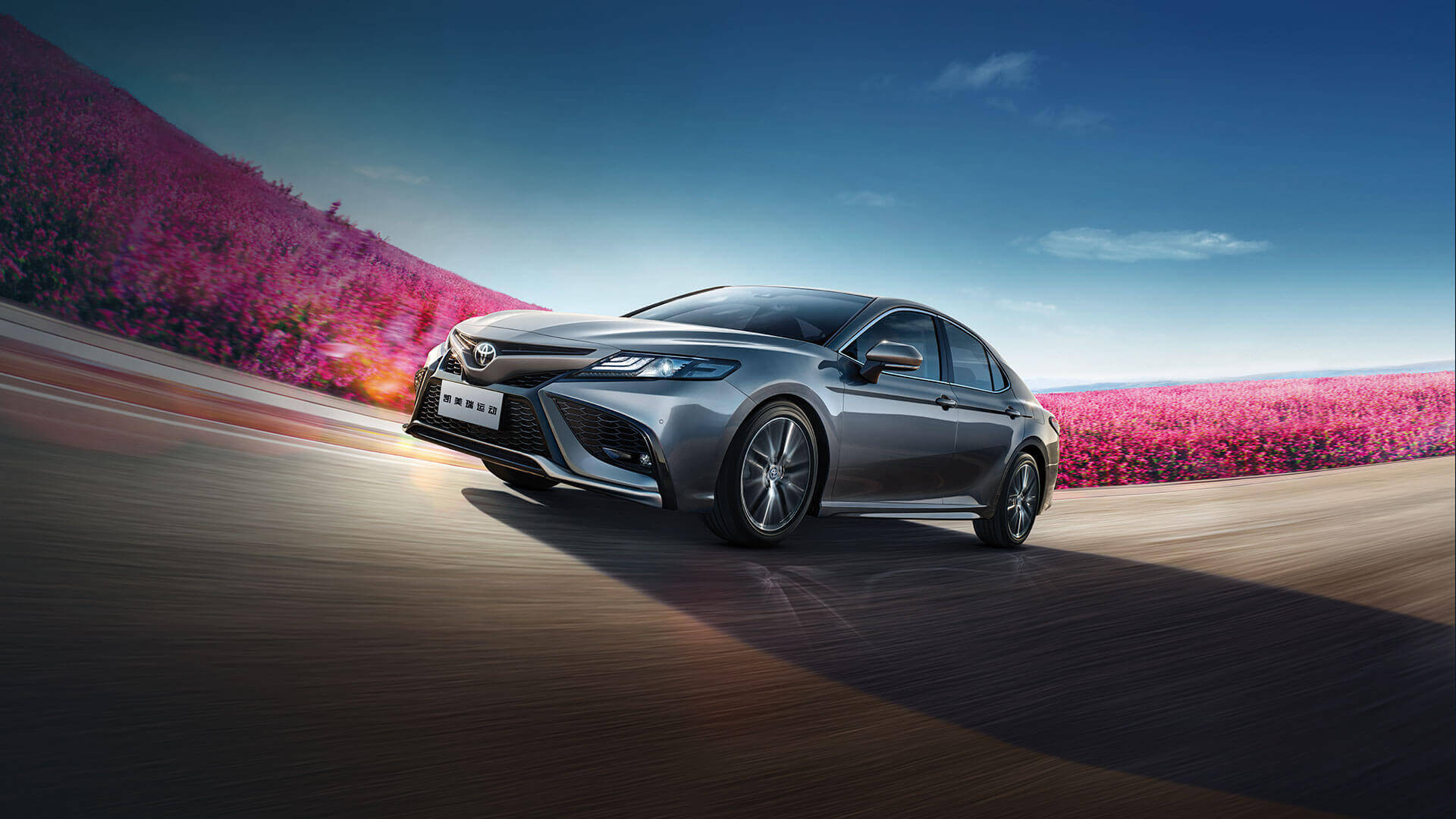 Toyota Camry Sedan 4 Wheel Petrol Car with TPMS for Customer Requirements