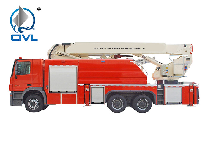 Water Tower 6x4 31900kg Fire Fighting Vehicle