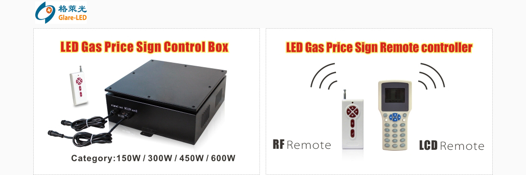 Media Datasheet LED 7 Segment LED Board Gas Light Display for Fuel Station Pylon Sign