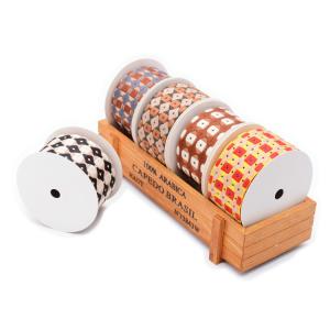 Quality 4cm Multi Coloured Dots Polyester Jacquard Ribbon Trim wholesale
