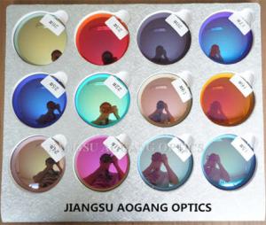 Quality 1.50 Tinted Prescription Lenses , Mirror Coated Revo Sunglasses Prescription Lenses wholesale
