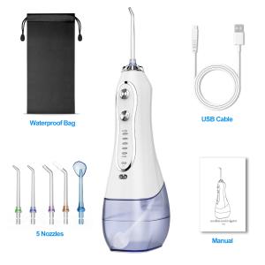 Quality 300ml Cordless Water Flosser Effective Dental Care with IPX7 Waterproof and 2500mAh Battery wholesale