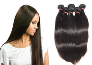 Quality No Chemical Unprocessed Human Hair Bundles / Silky Straight Remy Hair wholesale